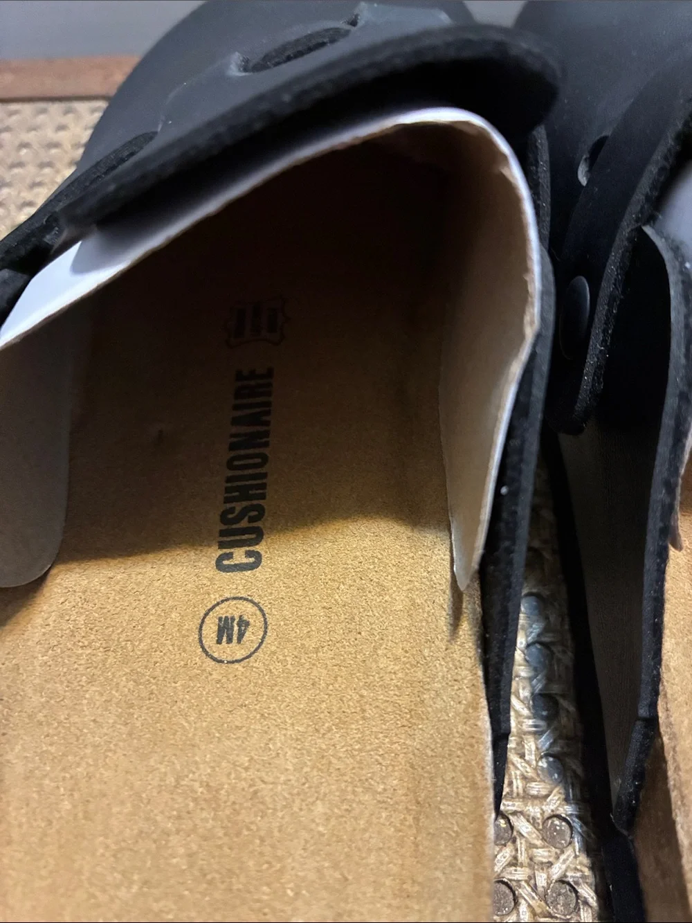 Cushionaire Kids Black Slip-On Clog with Adjustable Strap 🆕